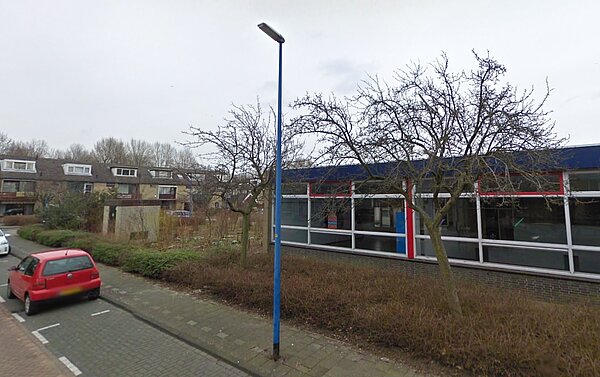lantaarnpaal in Spechtstraat - Google Streetview