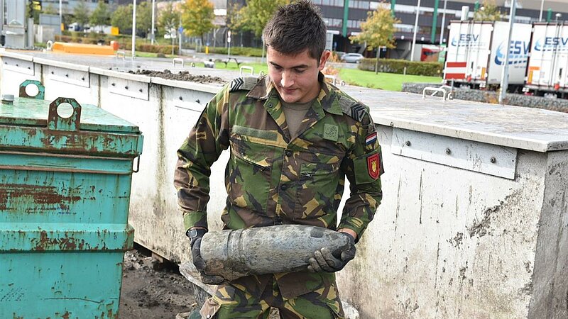 granaat die eerder werd gevonden - Regio15