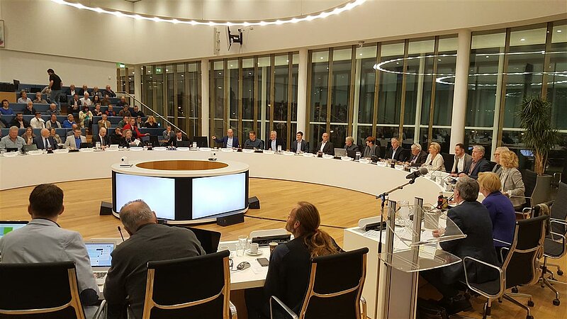 Archieffoto van de Westlandse gemeenteraad