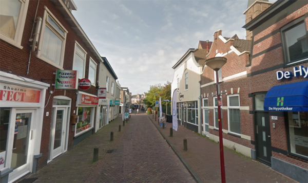Molenstraat in Naaldwijk via Google Streetview