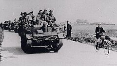 aankomst Canadezen in De Lier - mei 1945 - bron Historisch Archief Westland