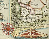 De Atlas van Delfland door Floris vd Salm in 1611 uit collectie van het Nationaal Archief