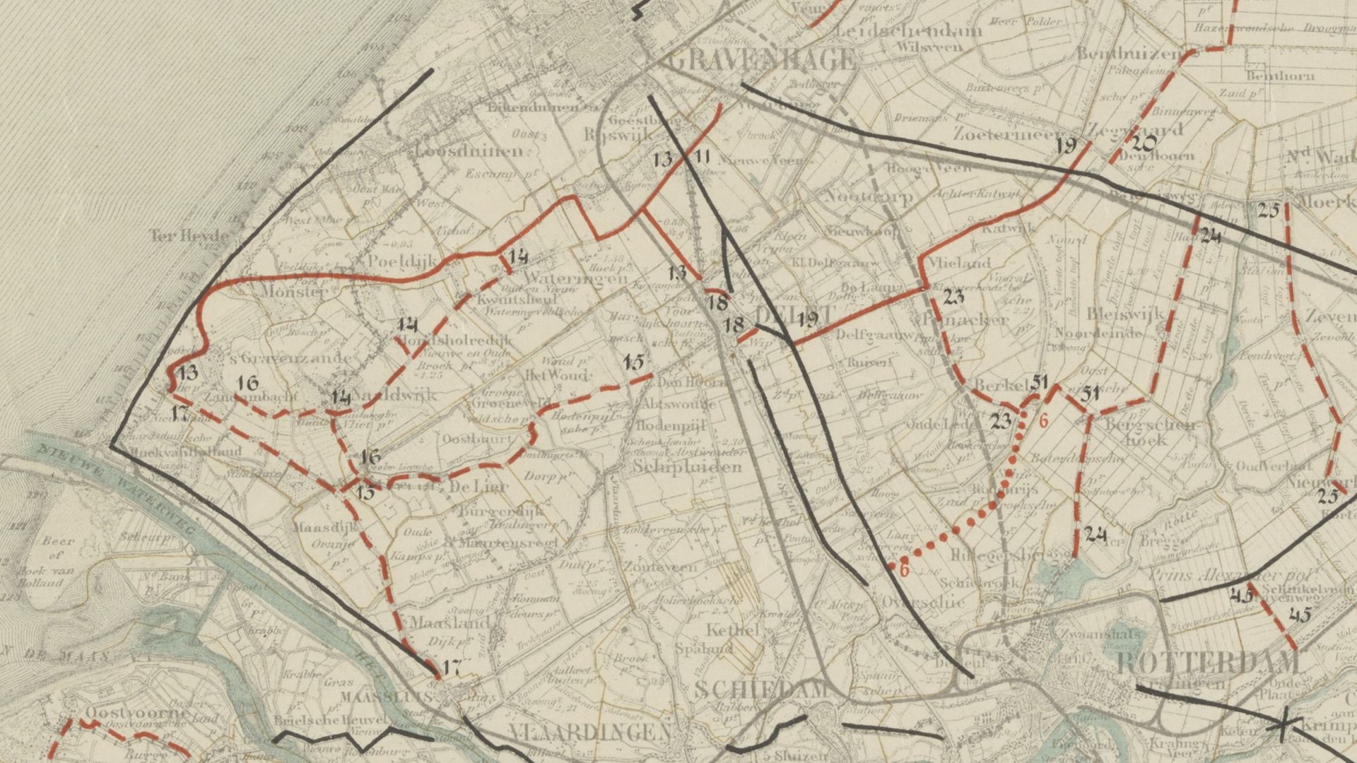 Provinciaal wegenplan Zuid-Holland 1927