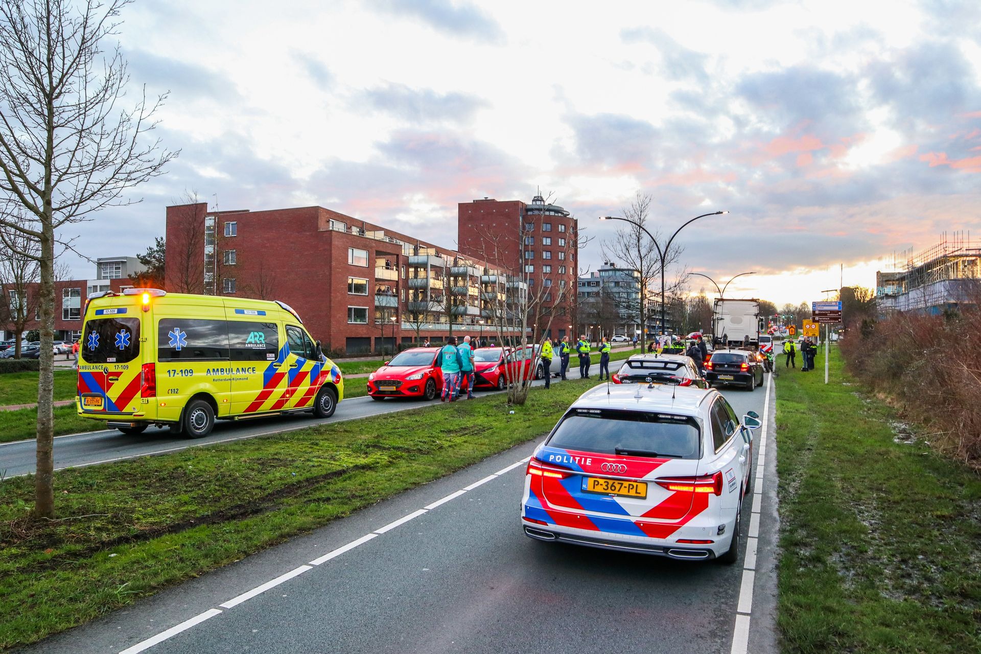 Ongeval motorrijder Laan 1940-1945