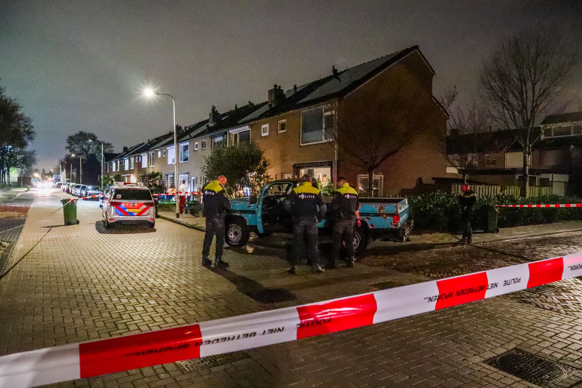 Politie doet onderzoek op de Burgemeester Hoogenboomstraat.