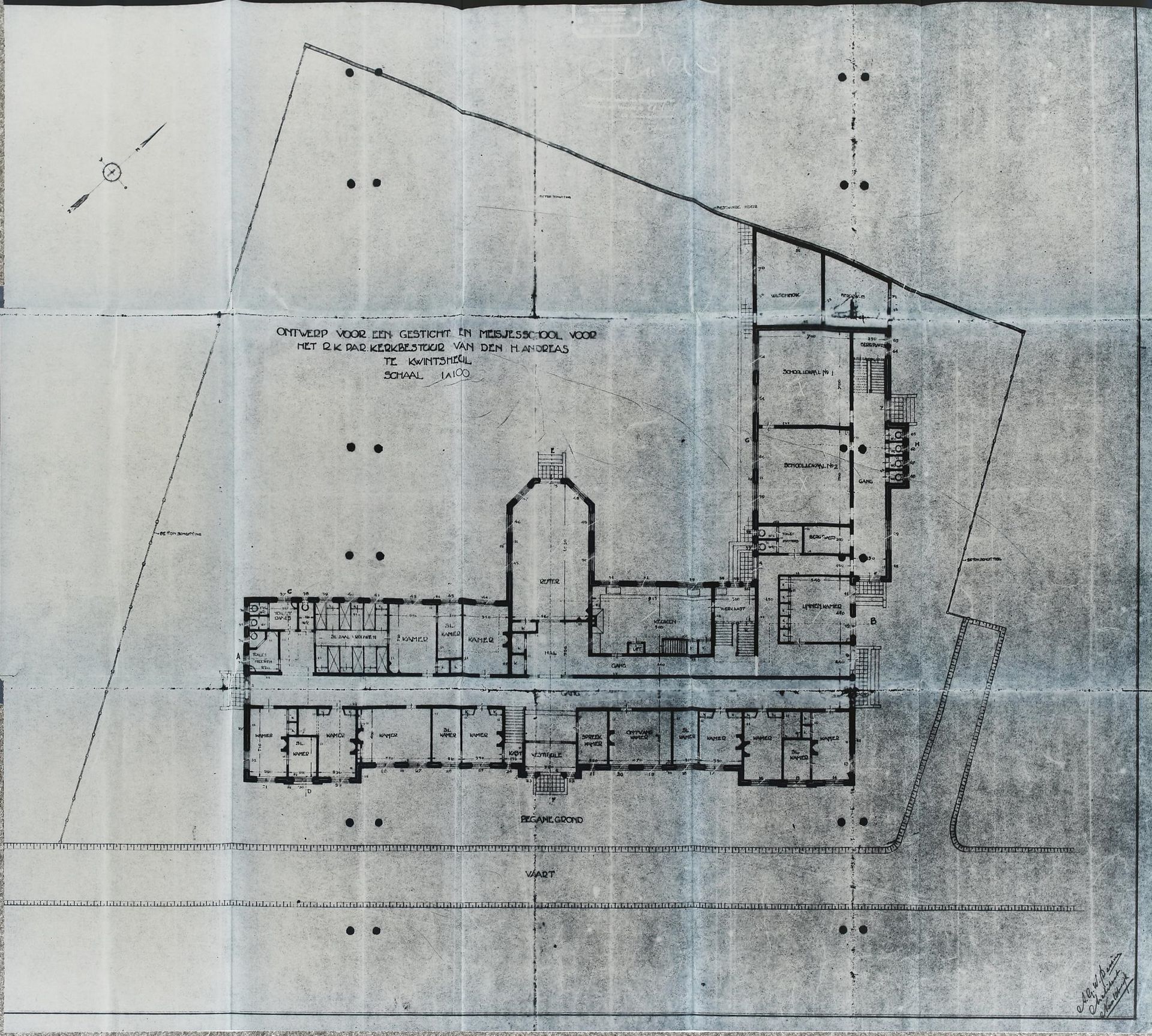 Mariastichting bouwtekening