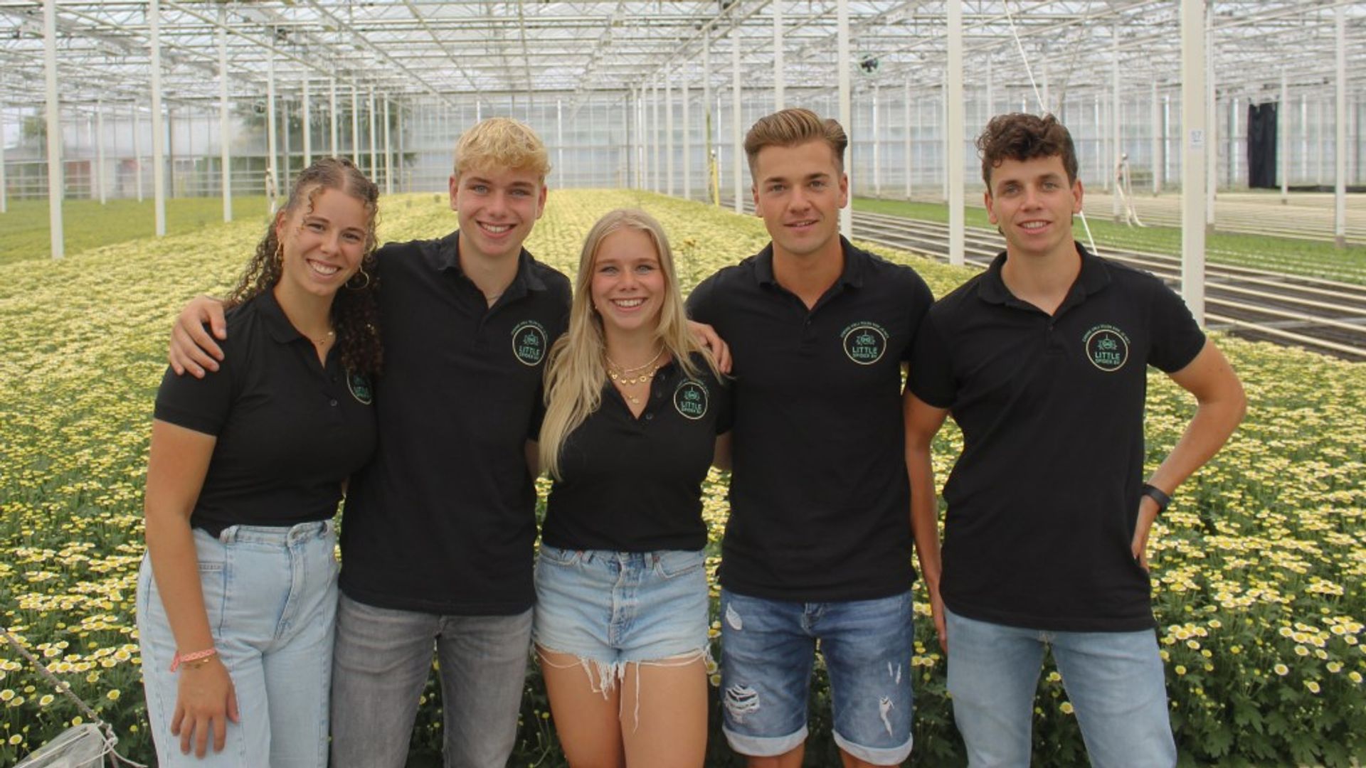 Annelie prins, Luuk Bruinen, Fleur Bruinen, Tycho Vijverberg en Chris Krijger.