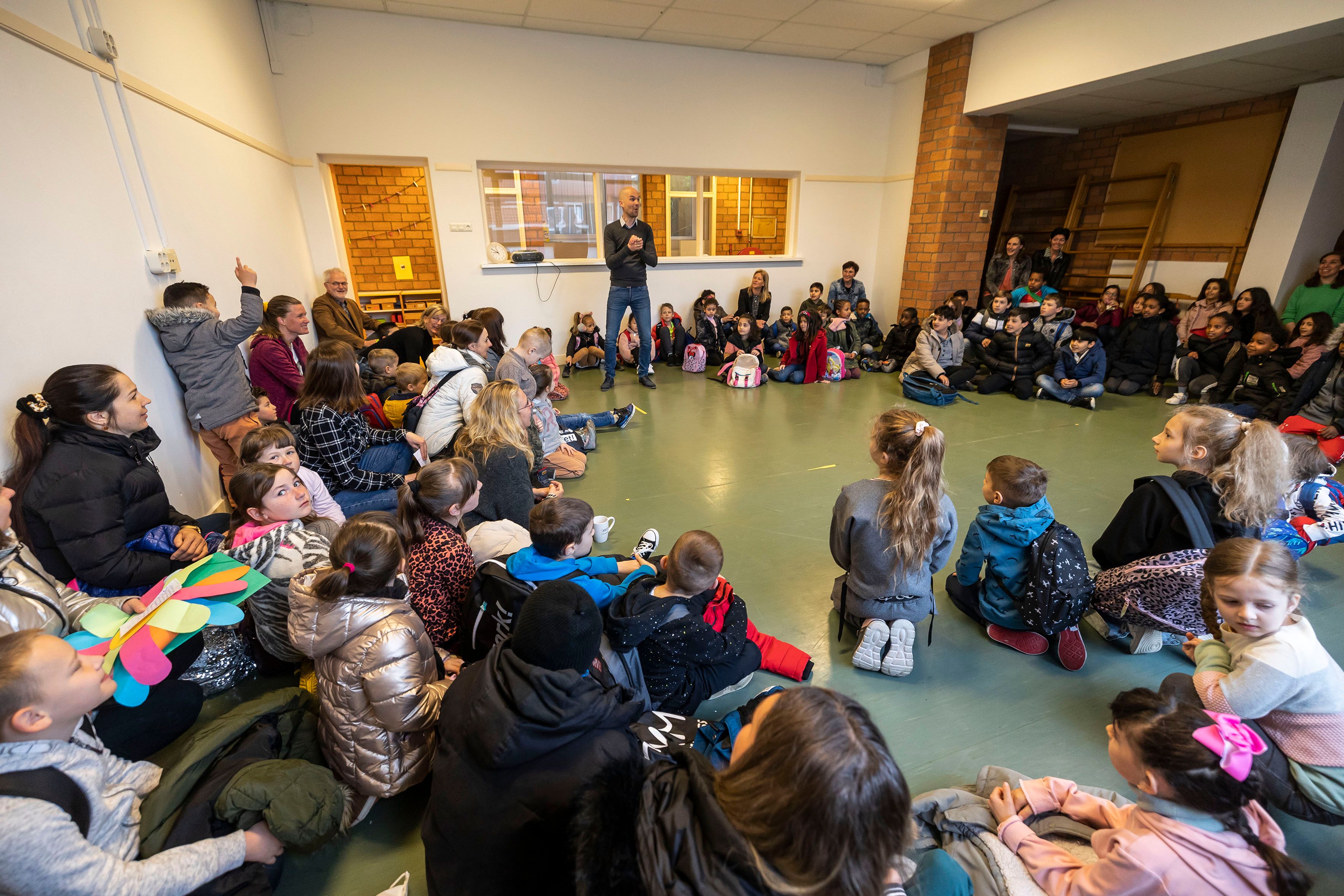 Eerste schooldag voor kinderen uit Oekraïne