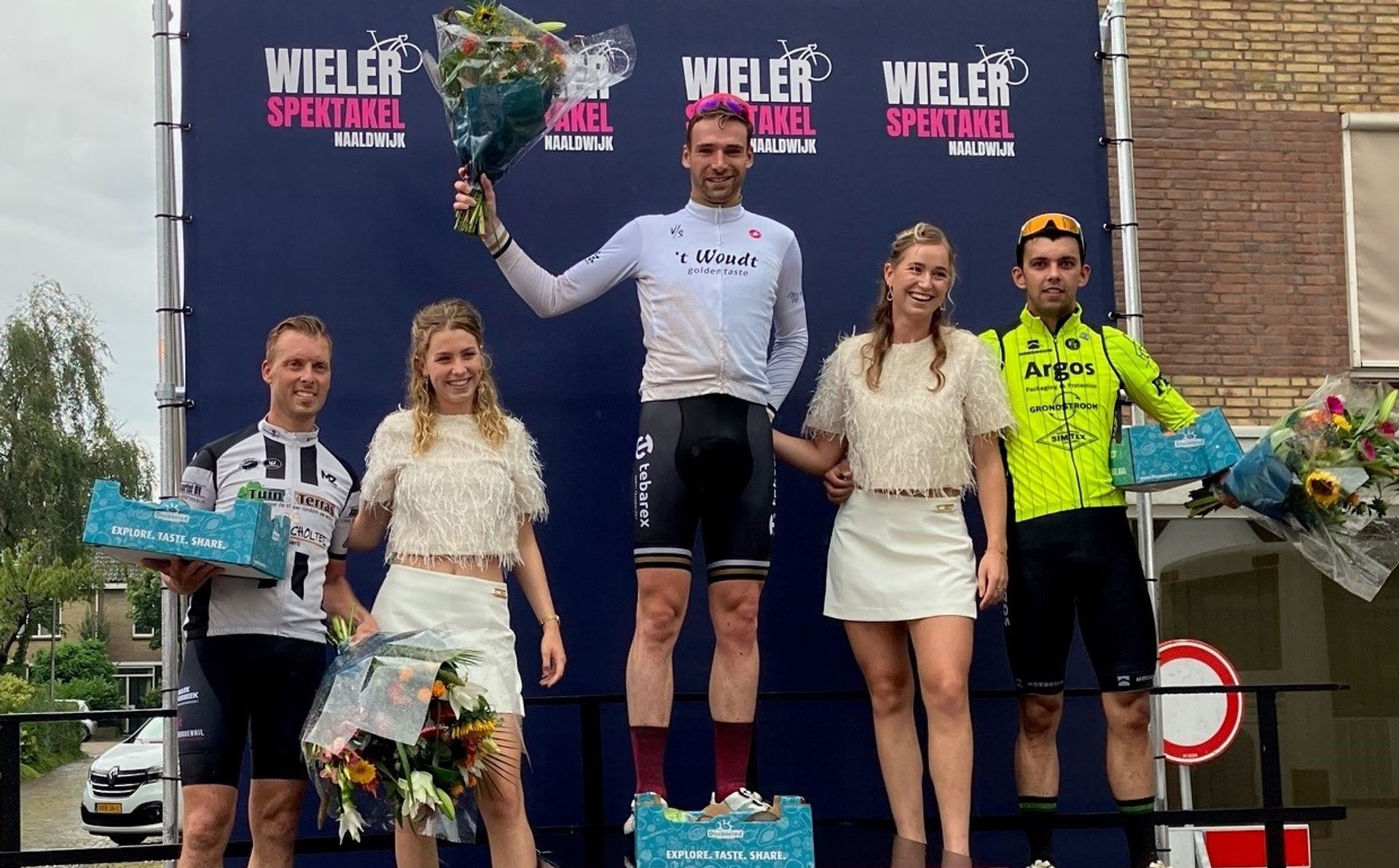 Podium Regiorenners A, vlnr Jack Meijer - Carlo van den Berg - Thomas Ruijgrok.