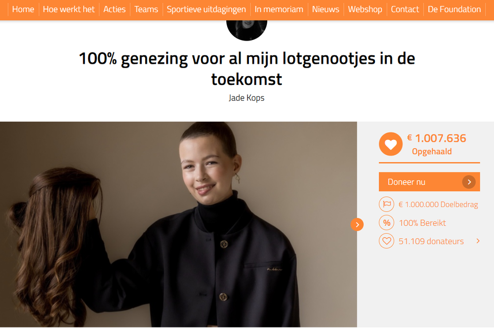 Jade Kops - kerstavond 2024 het miljoen gepasseerd