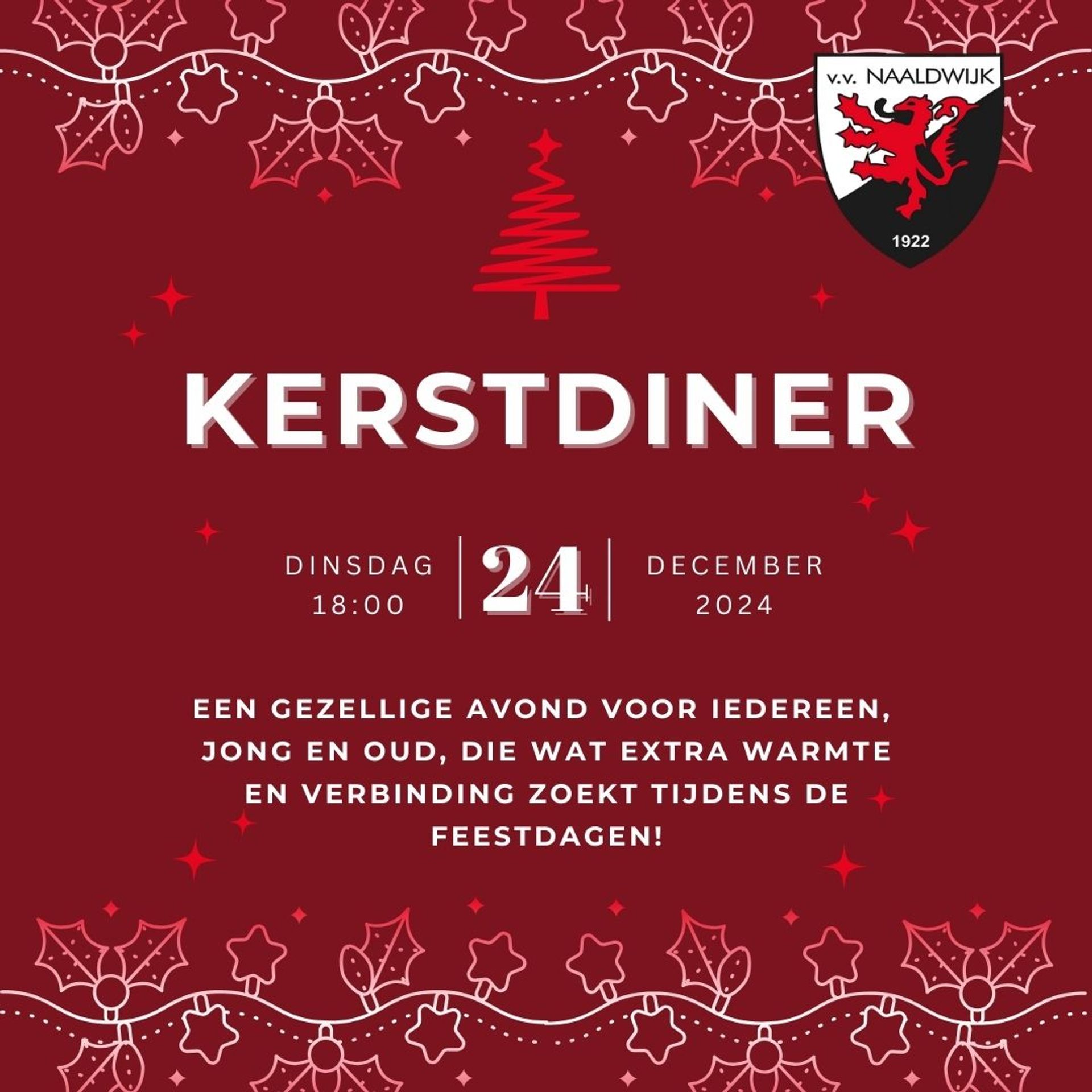 Kerstdiner 24 december