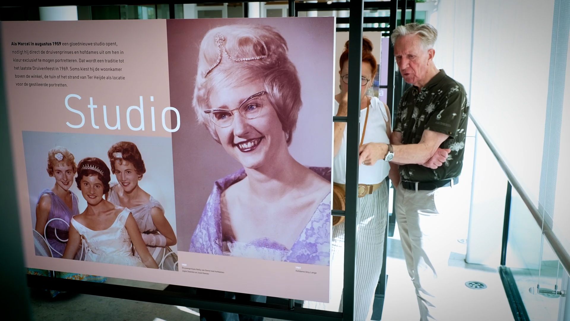 Bijzondere tentoonstelling over druivenfeesten: prinsessen als filmster op de foto